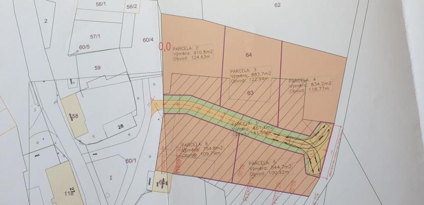 Prodej pozemku pro bydlení, Praskačka - Vlčkovice, 4547 m2