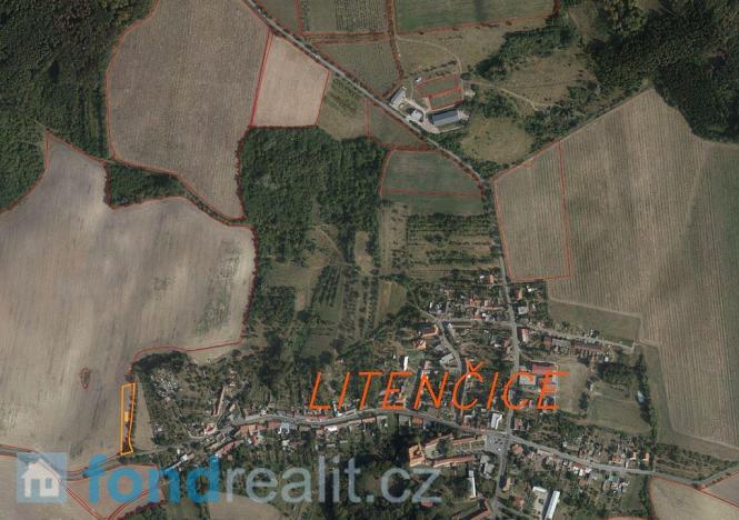 Prodej zemědělské půdy, Litenčice, 2552 m2
