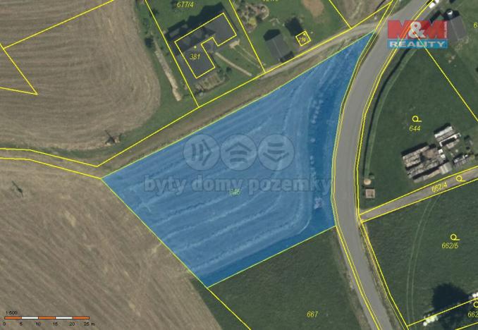 Prodej trvalého travního porostu, Pustá Rybná, 2644 m2