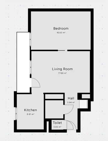 Pronájem bytu 2+1, Praha - Michle, Batelovská, 49 m2