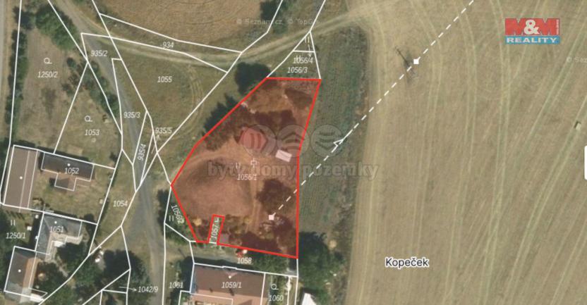 Prodej zahrady, Březno, 1624 m2