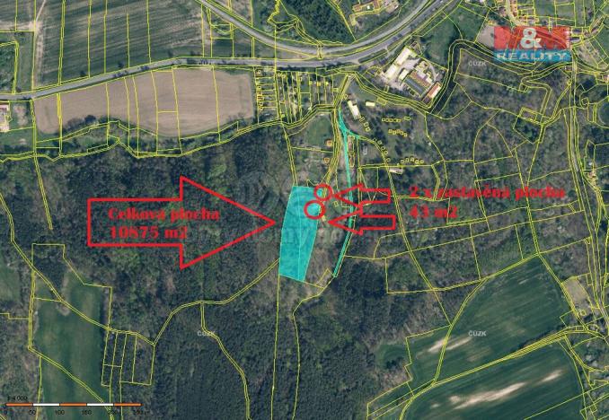 Prodej pozemku pro bydlení, Úštěk, 10875 m2