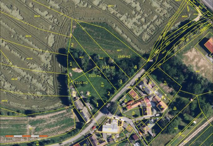 Prodej pozemku pro bydlení, Bílá Lhota - Řimice, 1655 m2