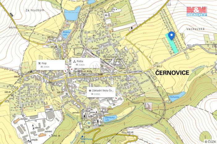 Prodej pozemku pro bydlení, Černovice, 8761 m2