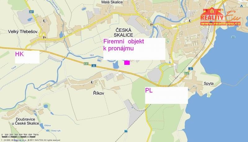 Pronájem kanceláře, Česká Skalice, Bezručova, 140 m2