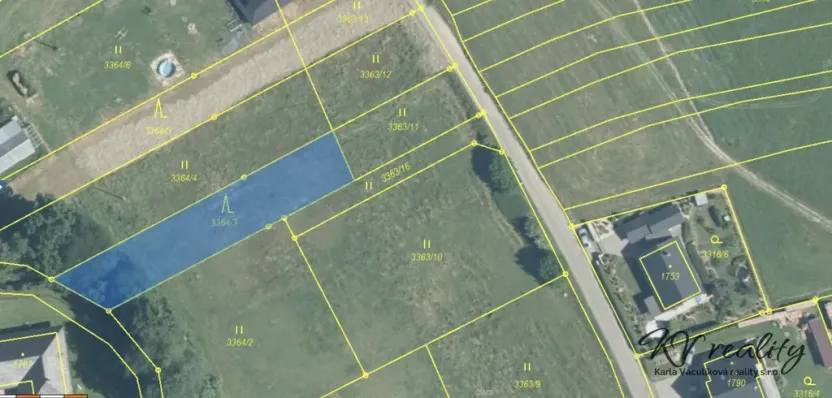 Prodej pozemku pro bydlení, Hošťálková, 1183 m2