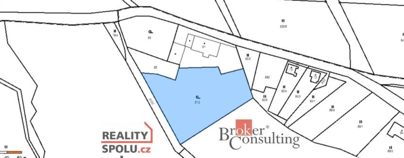 Prodej zahrady, Boleboř - Orasín, 2433 m2