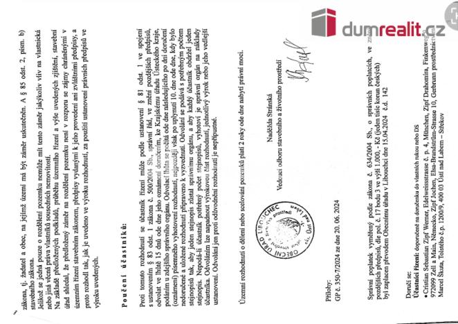 Prodej pozemku pro bydlení, Velké Chvojno, 700 m2