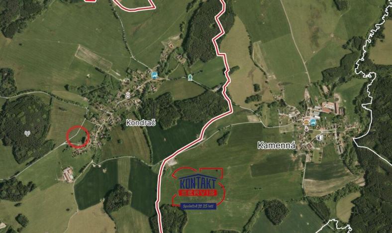 Prodej trvalého travního porostu, Trhové Sviny, 2587 m2