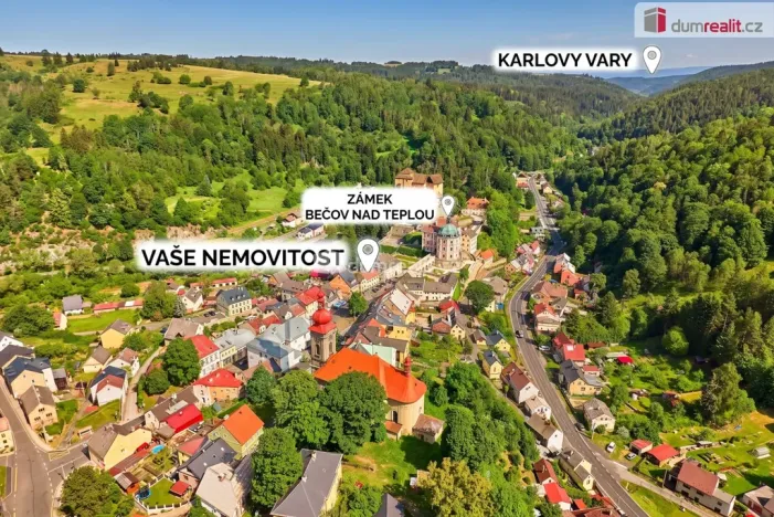 Prodej rodinného domu, Bečov nad Teplou, nám. 5. května, 246 m2