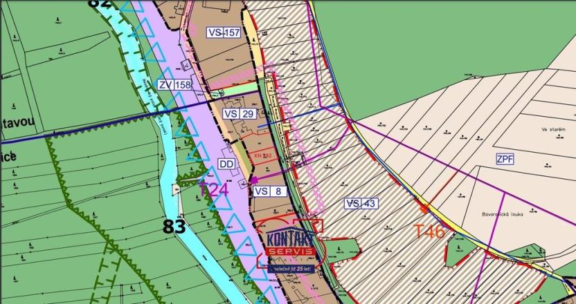 Prodej pozemku pro komerční výstavbu, Hluboká nad Vltavou - Bavorovice, 773 m2