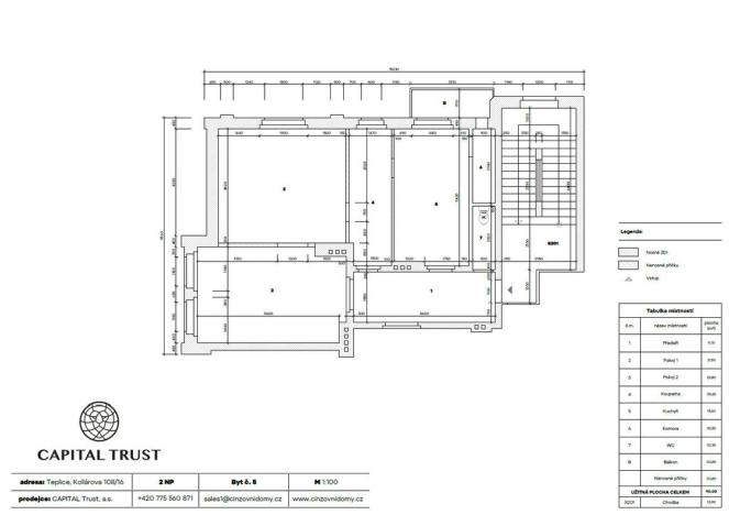Prodej činžovního domu, Teplice, Kollárova, 822 m2
