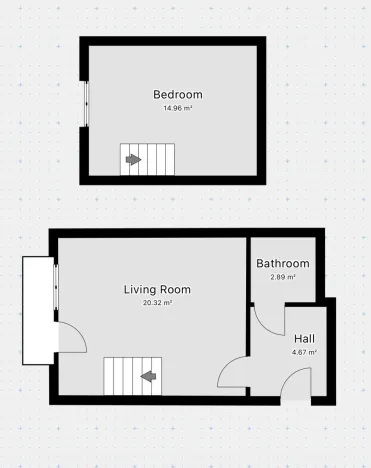 Pronájem bytu 2+kk, Praha - Nusle, Vyšší, 46 m2