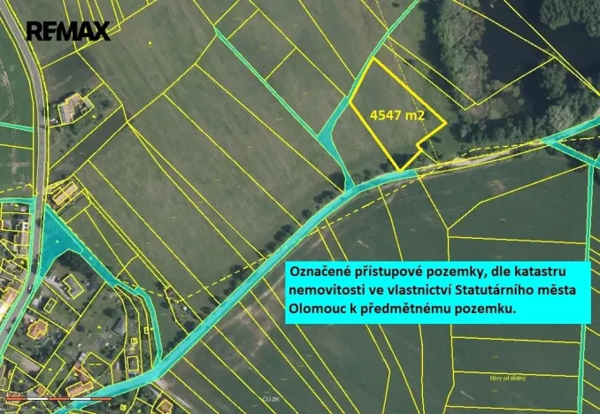 Prodej pozemku, Olomouc, 4547 m2
