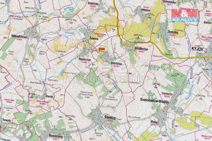 Prodej zemědělské půdy, Stavěšice, 616 m2