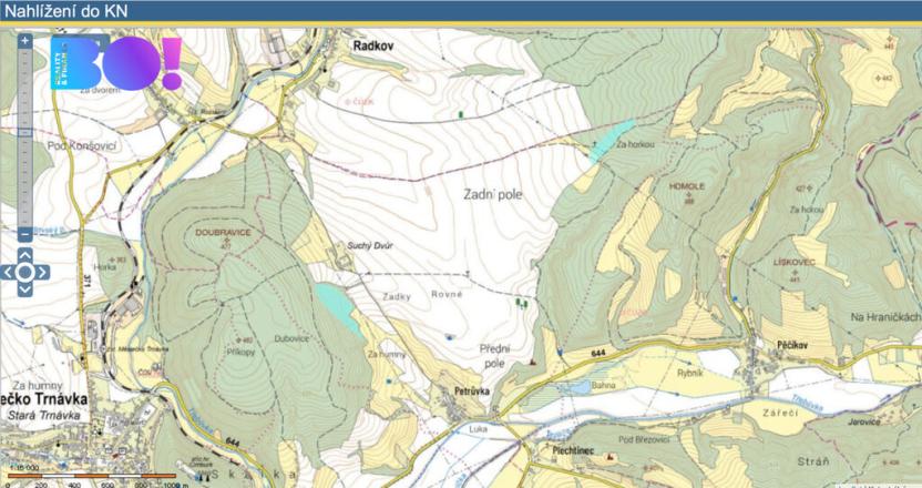 Prodej lesa, Městečko Trnávka - Pěčíkov, 542766 m2
