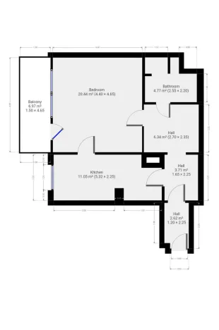 Pronájem bytu 1+1, Praha - Troja, Mazurská, 50 m2