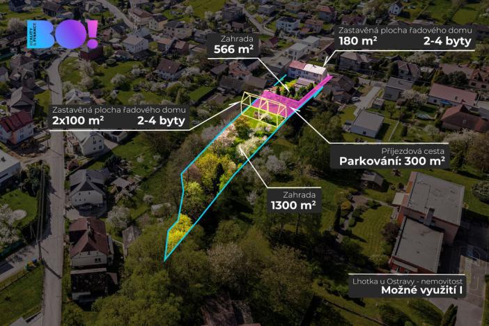 Prodej pozemku pro bydlení, Ostrava, 2742 m2