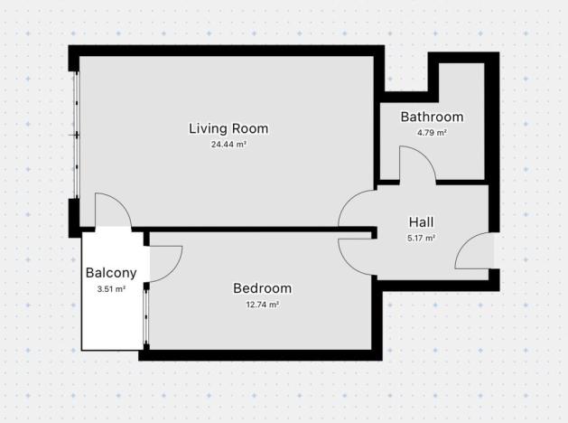 Pronájem bytu 2+kk, Praha - Kamýk, Zimova, 51 m2