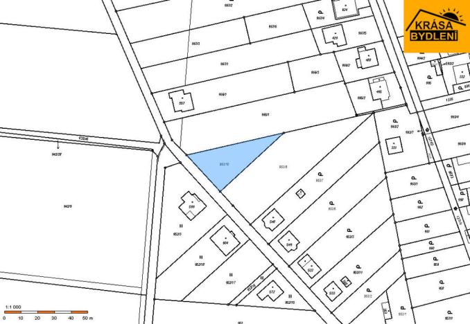 Prodej podílu 1/36 pozemku pro bydlení, Tršice, 79 m2