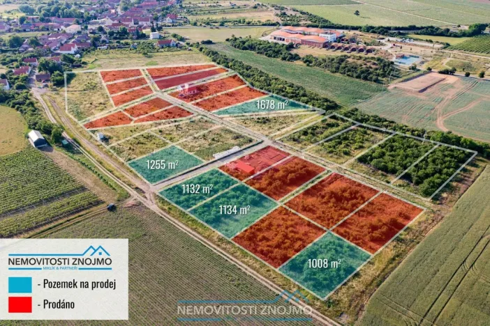 Prodej pozemku pro bydlení, Havraníky, 1132 m2