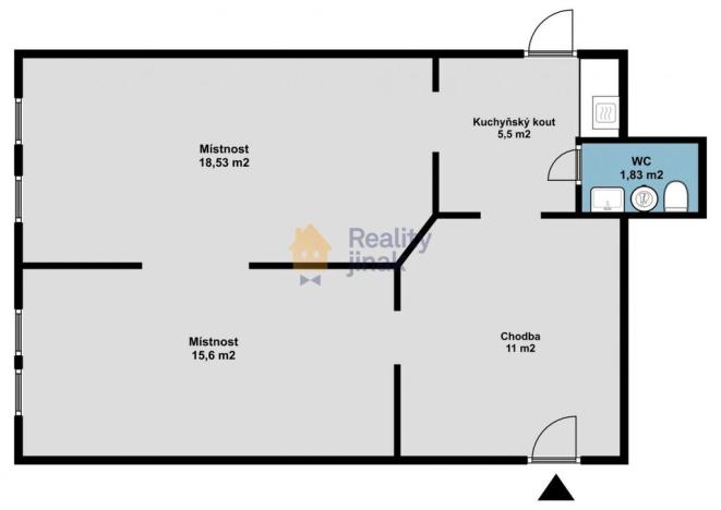 Prodej obchodního prostoru, Brno - Staré Brno, Nádražní, 52 m2