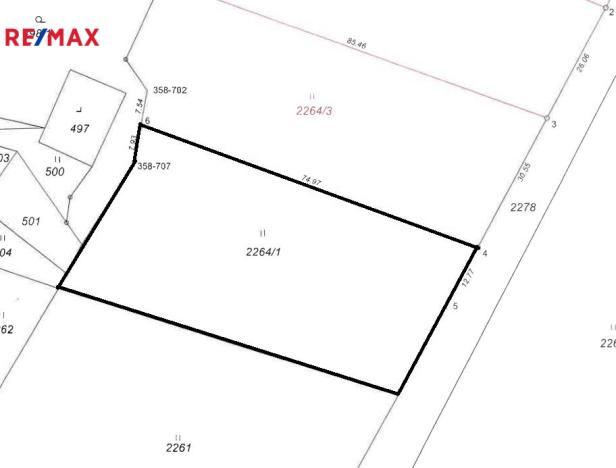 Prodej pozemku pro bydlení, Zlaté Hory, 2674 m2