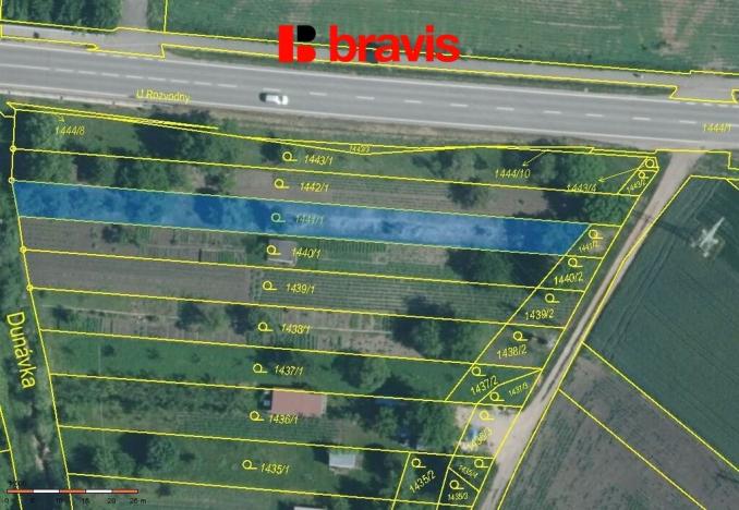 Prodej zahrady, Sokolnice, 704 m2