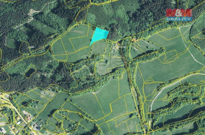 Prodej louky, Prlov, 4463 m2