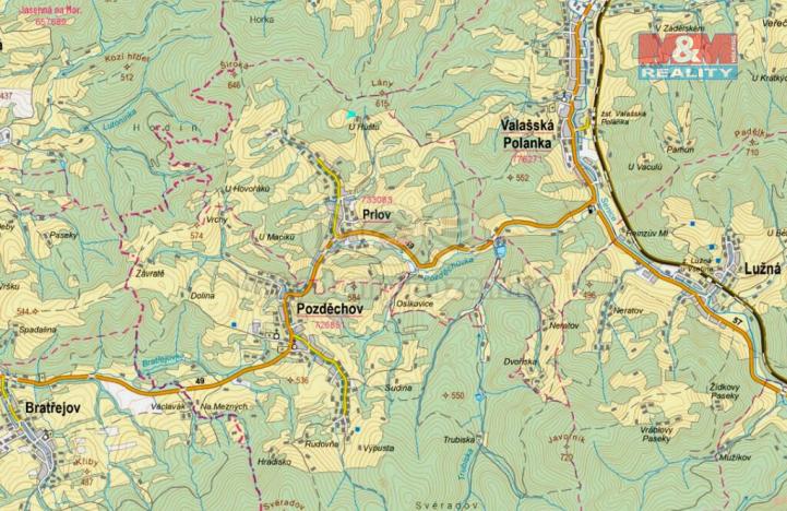 Prodej louky, Prlov, 4463 m2