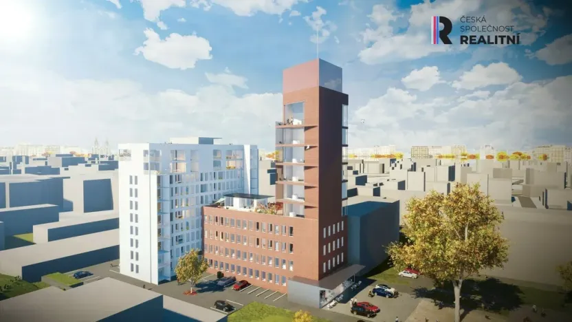 Pronájem bytu 1+kk, Zlín, Lorencova, 42 m2