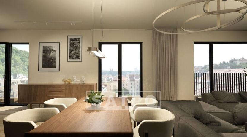 Prodej bytu 5+kk, Praha - Smíchov, Na Laurové, 204 m2