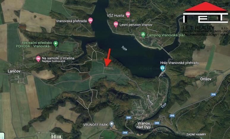 Prodej pozemku pro bydlení, Vranov nad Dyjí, 900 m2