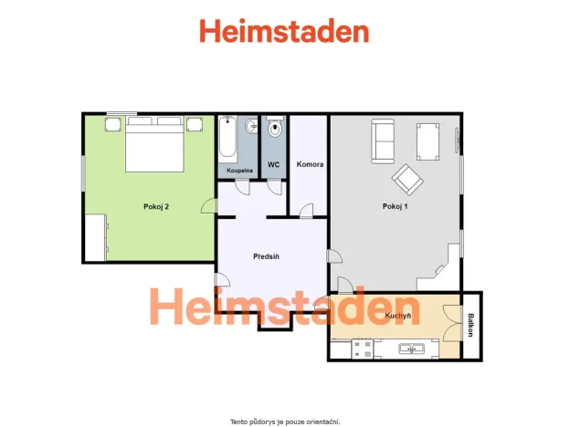 Pronájem bytu 2+1, Ostrava - Poruba, Havlíčkovo náměstí, 80 m2