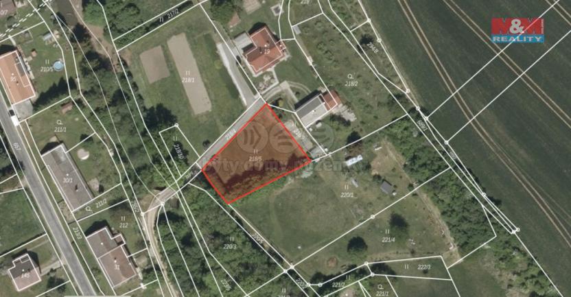 Prodej louky, Chyjice, 877 m2