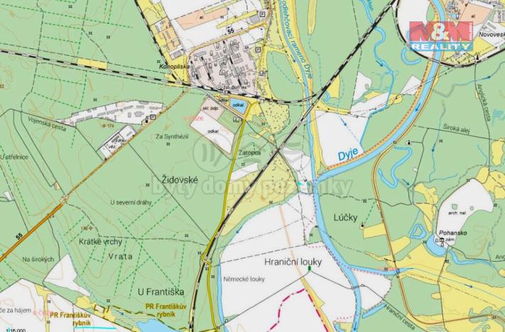 Prodej trvalého travního porostu, Břeclav - Poštorná, 262 m2