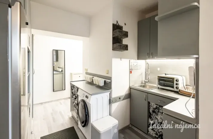 Pronájem bytu 1+kk, Praha - Vinohrady, Moravská, 27 m2