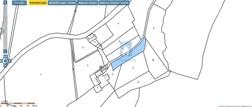 Prodej trvalého travního porostu, Horní Vltavice, 2704 m2