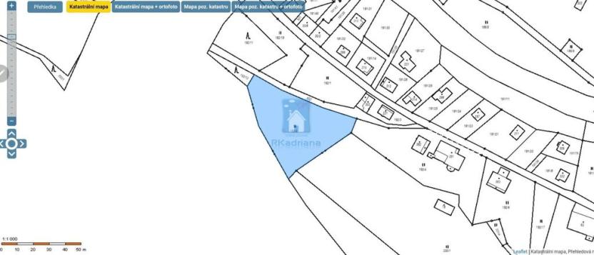 Prodej trvalého travního porostu, Horní Vltavice, 2388 m2