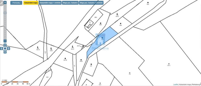 Prodej trvalého travního porostu, Lenora, 3129 m2