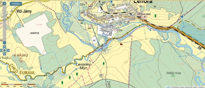 Prodej trvalého travního porostu, Lenora, 3129 m2