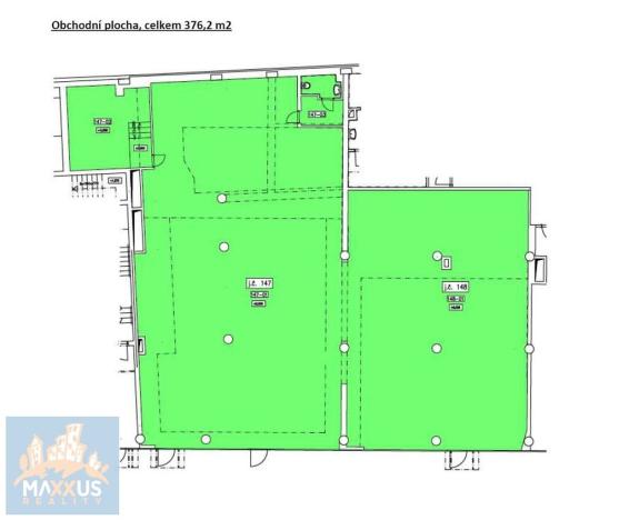 Pronájem obchodního prostoru, Praha - Vinohrady, Chrudimská, 242 m2