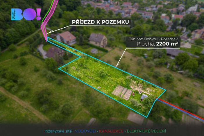 Prodej pozemku pro bydlení, Týn nad Bečvou, Svobody, 2207 m2