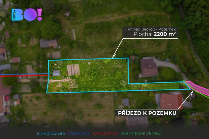 Prodej pozemku pro bydlení, Týn nad Bečvou, Svobody, 2207 m2