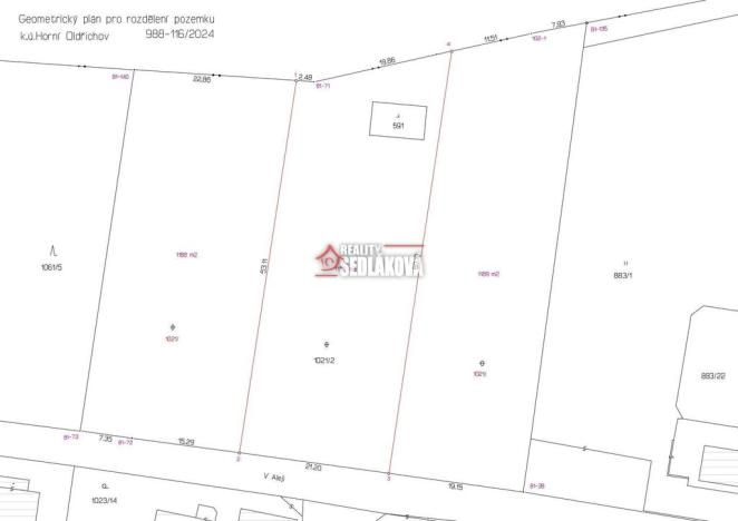 Prodej pozemku pro bydlení, Děčín - Děčín XXI-Horní Oldřichov, 1152 m2