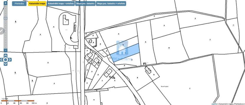Prodej trvalého travního porostu, Lenora - Houžná, 55813 m2