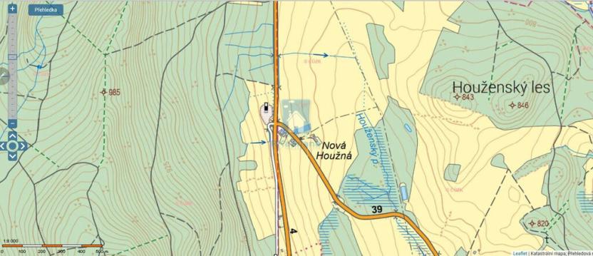 Prodej trvalého travního porostu, Lenora - Houžná, 55813 m2