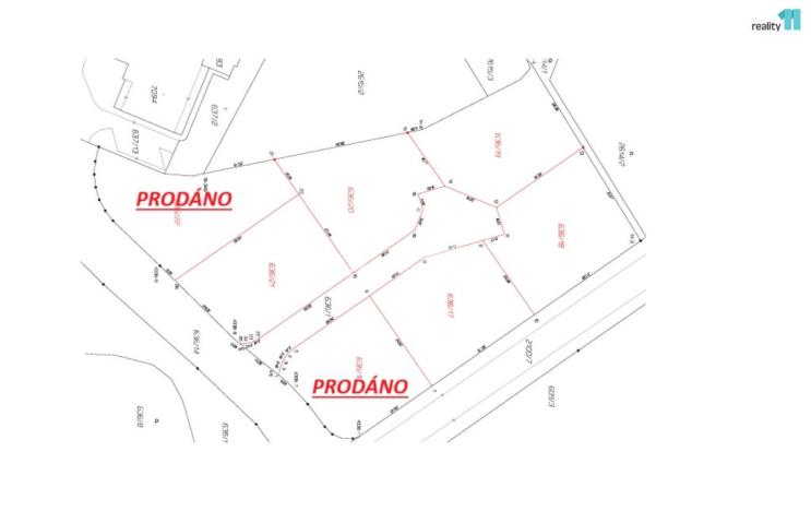 Prodej pozemku pro bydlení, Písek, Robinson, 1207 m2