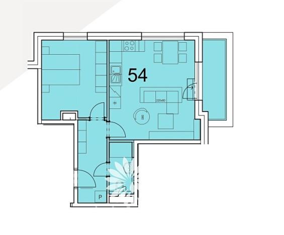 Prodej bytu 2+kk, Havlíčkův Brod, Stromovka, 51 m2