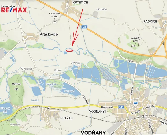 Prodej pozemku, Vodňany, 4517 m2